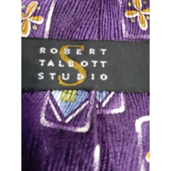 Robert Talbott Studio Hand Sewn Imported Silk Made in the USA Men's Tie - Picture 3 of 6